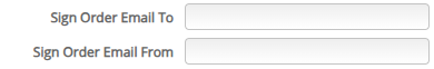 Email fields to manage for sale board management